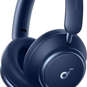 soundcore Anker Q45, Navy Bluetooth Noise Cancelling Over-Ear Headphones